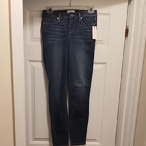 Anthropologie Paige Verdugo ankle mid rise ultra skinny size 25